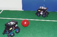 Robots Playing with Ball